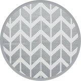 Maison Chic Zunanja Preproga, Rug siva Ø200 cm PP, (22122865) Cene