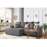 Bobochic Paris Siva baršunasti kutna garnitura Enjoy – | shoptok.hr
