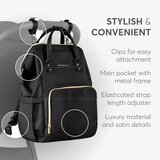  Torba za mame Siena premium Black/Gold KKB22110 Cene