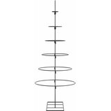  Metalno ukrasno božićno drvce crno 150 cm | shoptok.hr