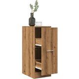 vidaXL Ormarić za lijekove boja artisian hrast 30x41x77,5 cm drveni Cijene