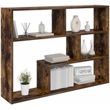  Polica na zidu Zidna montaža Smeđa 95 x 20 x 69,5 cm | shoptok.hr