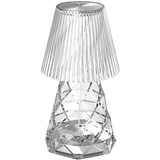 New Garden Namizna svetilka prozorno steklo vklj. LED polnilna IP44 - Lola 20 Lux