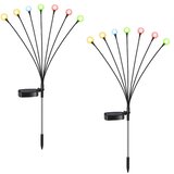  Solarna RGB baštenska lampa - 2 kom. 8 LED | Eponuda.com