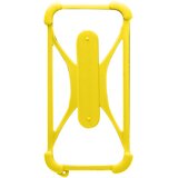 Avizar Univerzalna torbica za pametni telefon, odporna na udarce, vogali odbijaca in stojalo - rumena, (20640298) | Shoptok.si