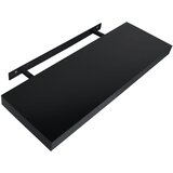  Plutajuće zidne police 2 kom crne 60 x 20 x 3,8 cm | shoptok.hr