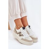 Boto Ladies Sports Shoes On Platform Leopard Beige Lorori | Shoptok.si