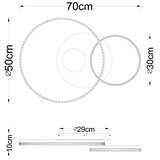 Globo STROPNA LED-SVETILKA Sanford 3000 K 230 V | Shoptok.si