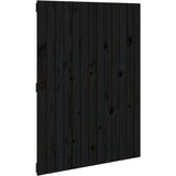  Zidno uzglavlje crno 82 5 x 3 x 110 cm od masivne borovine | shoptok.hr