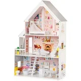ECO TOYS drvena kućica za lutke xxl 4127