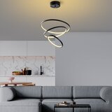 Opviq lights Crna LED viseća svjetiljka ø 50 cm Simit – | shoptok.hr