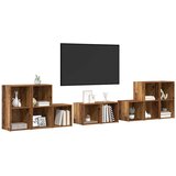  Set TV stalka Zidne 8 pcs Staro drvo Konstruirano drvo | shoptok.hr