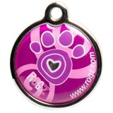 Rogz id privezak za ogrlicu za pse, metalni, s, roze | Eponuda.com