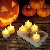 CIBNEW 6x Polnilne LED sveče z daljincem in polnilno postajo | Shoptok.si