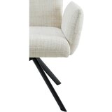 Hom`in NASLANJAČ, kovina, tekstil črna, bež | Shoptok.si