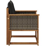  Srednja sofa za van Čvrsto drvo akacije Prirodna | shoptok.hr