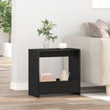 vidaXL Krajnji stol Crni hrast Konstruirano drvo 50 x 26 x 50 cm Pohrana Cijene