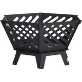  Kamin Crna 60 x 53 x 30 cm Čelik | shoptok.hr