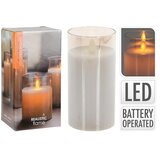  LED SVIJEĆA 15CM SIVA Cijene