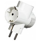  Utikač adapter 'T' 3xšuko 6338-3 bijeli | Eponuda.ba