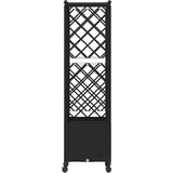  Povišeni krevet s mrežom i krovom Crna 124,5 x 40 x 142 cm PP | shoptok.hr