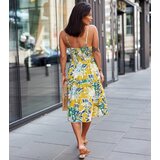 UR/CEO Yellow floral mini dress Brugnetto Cijene
