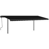  Automatska tenda na uvlačenje sa stupovima 6 x 3 m antracit | shoptok.hr