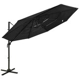  Senčnik aluminij črn 3x3 m Cene