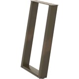 vidaXL Noge za jedilno mizo U-oblika 2 kosa 50x(72-73) cm jeklo, (21828575) | Shoptok.si