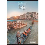 STREET Zvezek A5 Travel, črte z robom, 54 listov, sortirano, 1 kos | Shoptok.si
