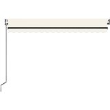  Automatska tenda sa senzorom za vjetar LED 450 x 350 cm krem | shoptok.hr
