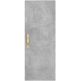  Visoka komoda siva betona 34,5x34x180 cm od konstruiranog drva | shoptok.hr