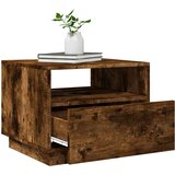  Stolić za kavu s LED svjetlima boja dimljenog hrasta 50x49x40cm | Eponuda.com