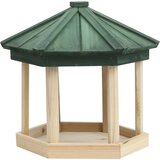  Hranilica za ptice odmerokutna od masivne jelovine 33 x 30 cm | shoptok.hr