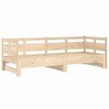  Dnevni ležaj na izvlačenje 2 x (90x200) cm od masivne borovine | shoptok.hr