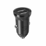 Swissten iPEAX auto punjač CL-02, 4,8A, 24W, 2x USB-A CRNI | shoptok.hr