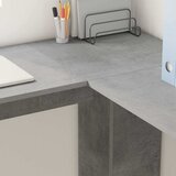  Kutni stol Betonski sivi 140 x 113,5 x 75 cm Konstruirano drvo | shoptok.hr