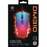 DELTACO GAMING DM310 Polprozoren RGB Ultra lahek igralni miš, črna | Shoptok.si