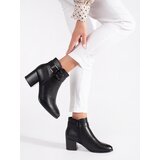 Sergio Leone s black high-heeled ankle boots | Shoptok.si