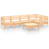  Vrtna sedežna garnitura 6-delna trdna borovina, (20676244) | Shoptok.si