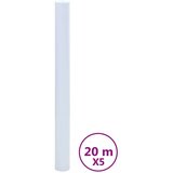  Folija za okna 5 kosov statična matirana prozorna siva PVC, (21129102) | Shoptok.si