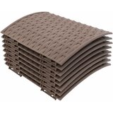  Suknja za božićno drvce Smeđa Ø65x23 cm Plastika - Smeđa 65 x 23 cm 1 | shoptok.hr