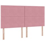  Krevet s od storage s madracem Ružičasta 200 x 200 cm Baršun - Ružičasta 200 x 200 cm Gladak dizajn | shoptok.hr