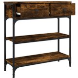  Konzolni stol boja hrasta 72 5 x 25 x 75 cm konstruirano drvo | shoptok.hr