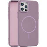 Apple Leather Grip MagSafe maska za iPhone 12/12 Pro - Ljubičasta | Eponuda.com