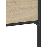 vidaXL Kovinski posteljni okvir brez vzmetnice sonoma hrast 180x200 cm | Shoptok.si