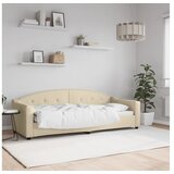 vidaXL Raztegljiva postelja krem 80x200 cm blago Cene