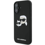 Karl Lagerfeld Originalen ovitek iPhone 17 - IML NFT Heads - črn silikonska zaščita MagSafe - KLHMP17SSKCHPPLK | Shoptok.si