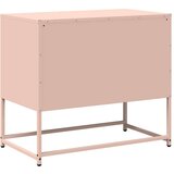 vidaXL TV omarica roza 68x39x60,5 cm jeklo | Shoptok.si