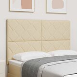  LED glava kreveta Krema 160 cm tkanina | shoptok.hr